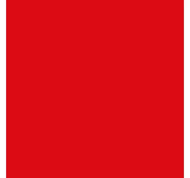 Red plain vinyl sticker - TenStickers