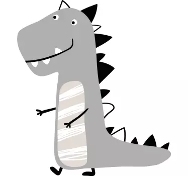 Wall sticker for kids charming moving dinosaur - TenStickers