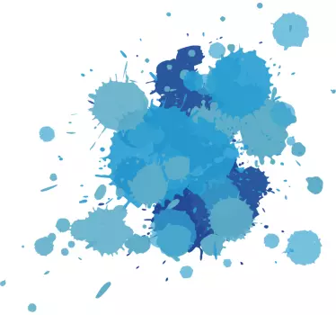 Splash Wall Sticker - TenStickers