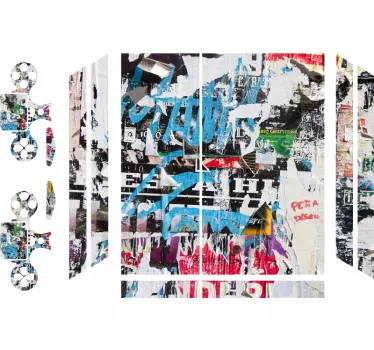 Street art graffiti Playstation 4 decal - TenStickers