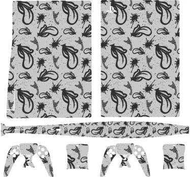 Ps5 skin artistic design cover - TenStickers