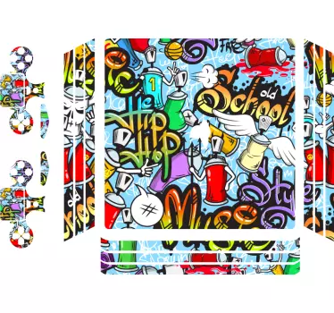 Ps4 skin urban vibe design - TenStickers