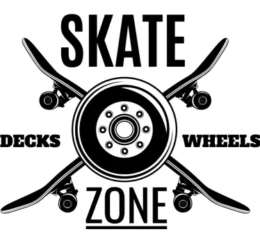 Football sticker skate zone design - TenStickers