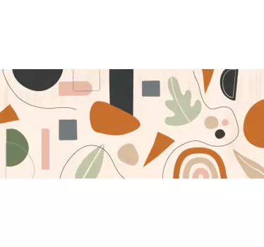 Minimalistic light colors decals for furniture - TenStickers