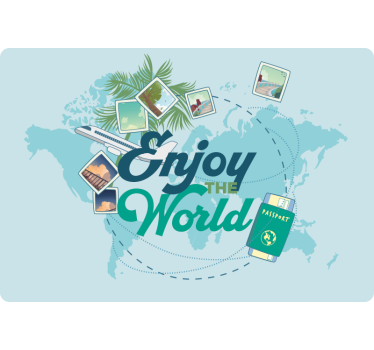 Laptop skin embrace the journey - TenStickers