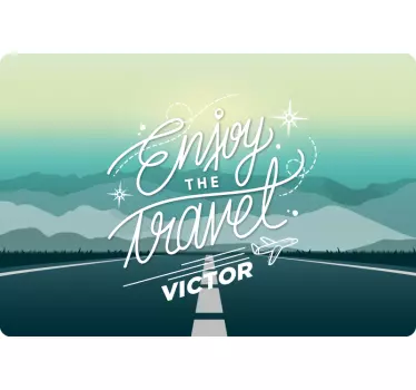 Travel adventure design laptop skin - TenStickers