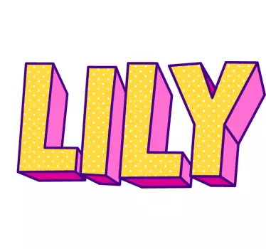 Wall sticker for kids custom name decoration - TenStickers