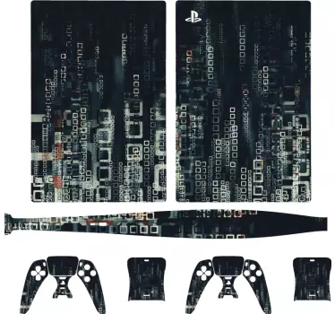 Ps5 skin digital circuit overlay - TenStickers