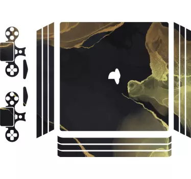 Ps4 skin golden vein design - TenStickers