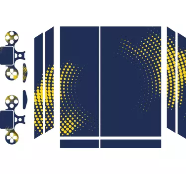 Ps4 skin dotted console cover - TenStickers