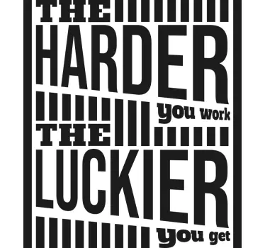 Quote sticker inspirational phrase art - TenStickers