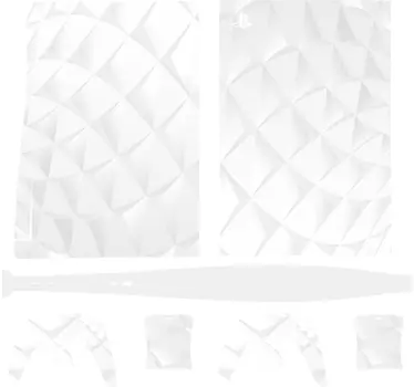 Ps5 skin with 3d textured design - TenStickers