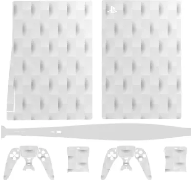Ps5 skin textured white cover - TenStickers