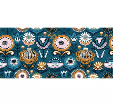 Composition of traditional polish flower decals for furniture - TenStickers