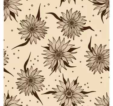 Old sunflower decals for furniture - TenStickers
