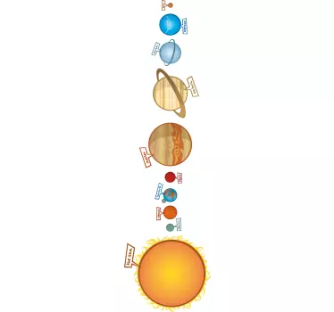 Solar System Kids Sticker - TenStickers