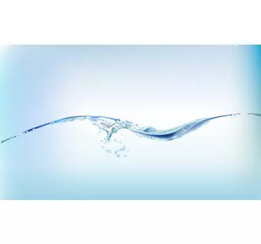 Water Wave Laptop Sticker - TenStickers
