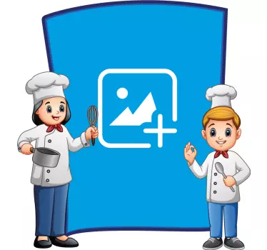 Health and beauty sticker chef character designs - TenStickers