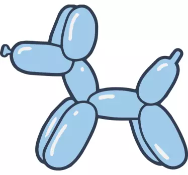 Laptop sticker balloon animal dog - TenStickers