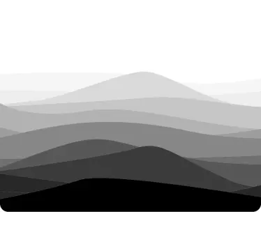 Laptop skin abstract mountain waves design - TenStickers