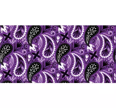 Purple bandana decals for furniture - TenStickers