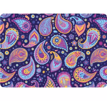Laptop skin colorful paisley designs - TenStickers