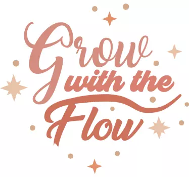 Quote sticker inspirational text design - TenStickers