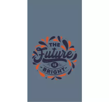 Iphone sticker embrace your bright future - TenStickers