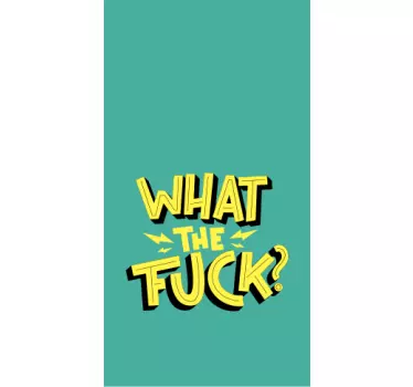 Vibrant art iphone sticker - TenStickers
