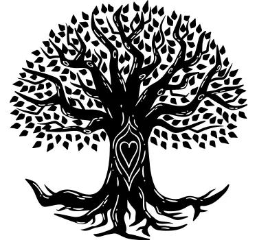 Tree of life design bedroom sticker - TenStickers
