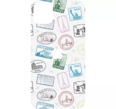 Plane tickets iPhone decal - TenStickers