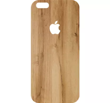 Iphone sticker wooden texture skin - TenStickers