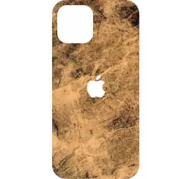 Iphone sticker with textured golden surface - TenStickers