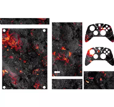 Xbox wrap volcanic texture skin - TenStickers