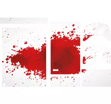 Splashes of blood xbox sticker - TenStickers