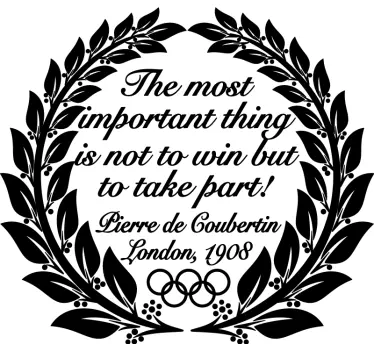 Olympic Laurel Crown Wall Sticker - TenStickers