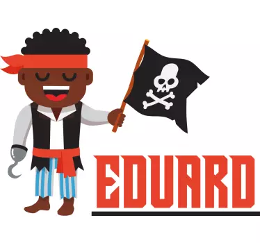 Wall sticker for kids pirate adventure quest - TenStickers