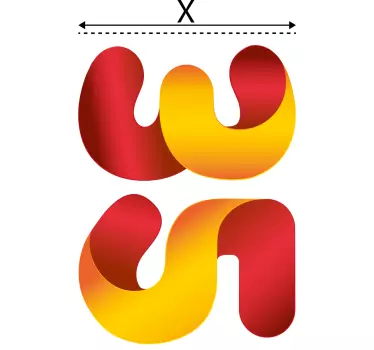 Ful symbolic design recycling decal for bin - TenStickers