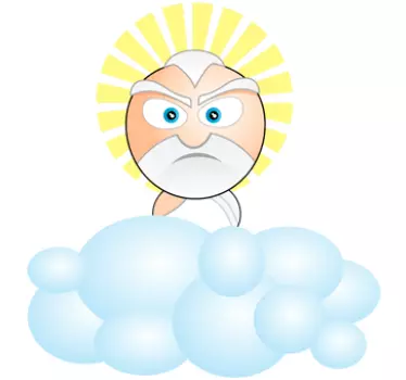 God Laptop Sticker - TenStickers
