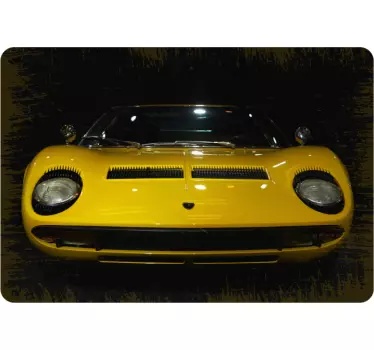 Lamborghini Miura laptop stickers - TenStickers