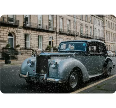 Laptop skin classic blue vehicle - TenStickers