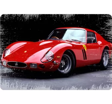 Laptop skin classic red car - TenStickers