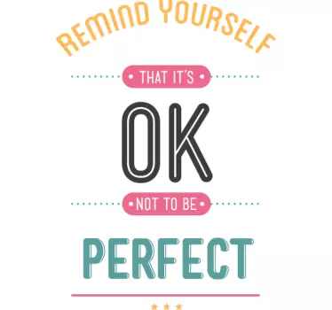 Remind Yourself Wall Sticker - TenStickers
