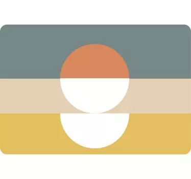 Laptop skin bold geometric design - TenStickers