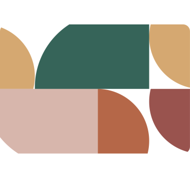 Laptop skin with curved color panels - TenStickers