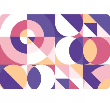 Laptop skin lively geometric design - TenStickers