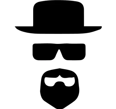 Laptop sticker stylized masked icon - TenStickers