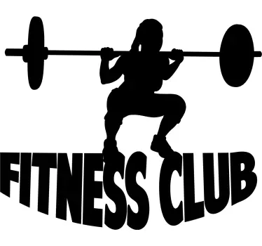 Football sticker fitness motivation - TenStickers