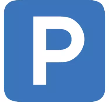 Parking Sign Decal - TenStickers