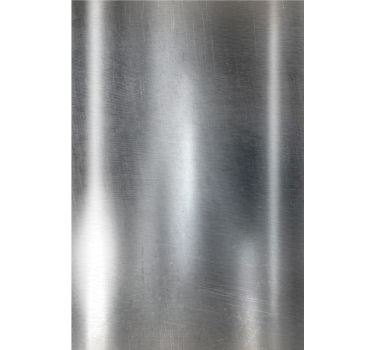 Silver metal rustic texture fridge sticker - TenStickers